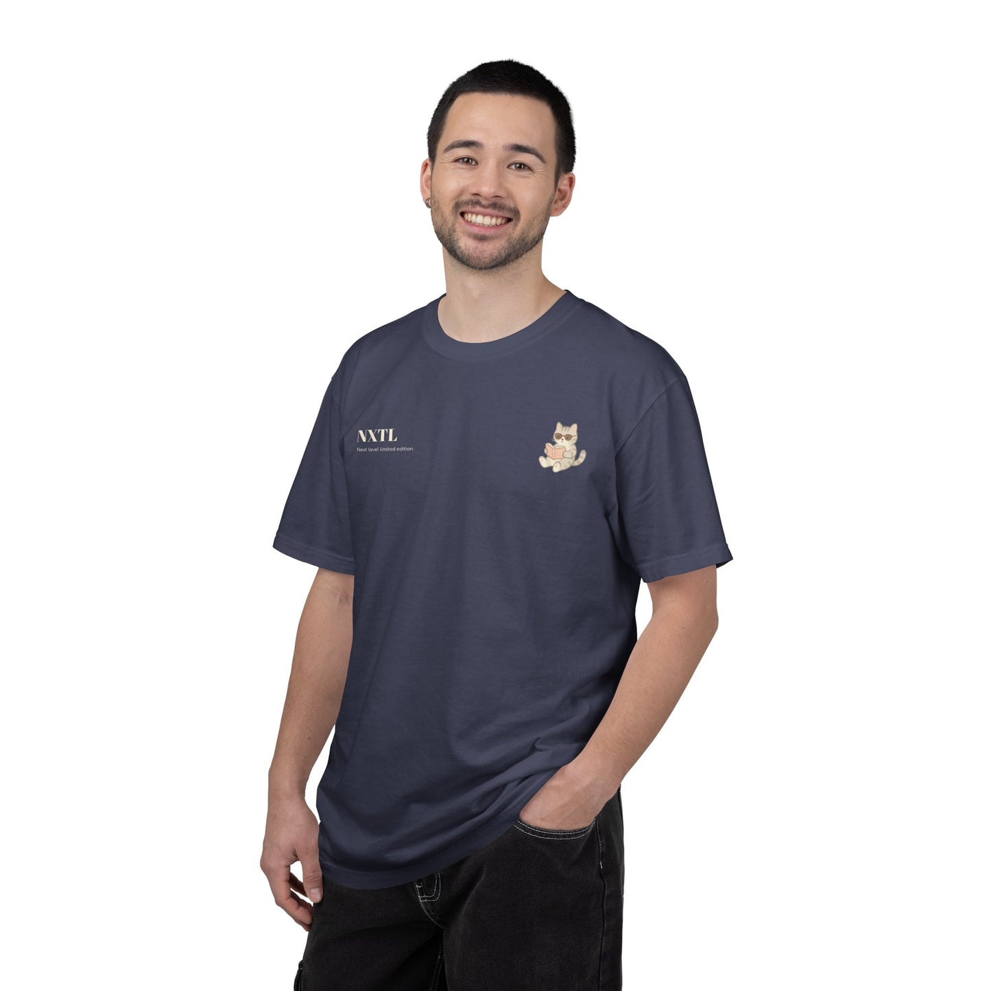 NXTL Printed Cat Logo Tee