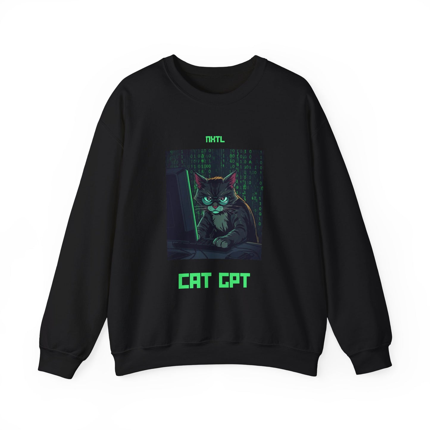 Cat GPT Unisex Crewneck Sweatshirt